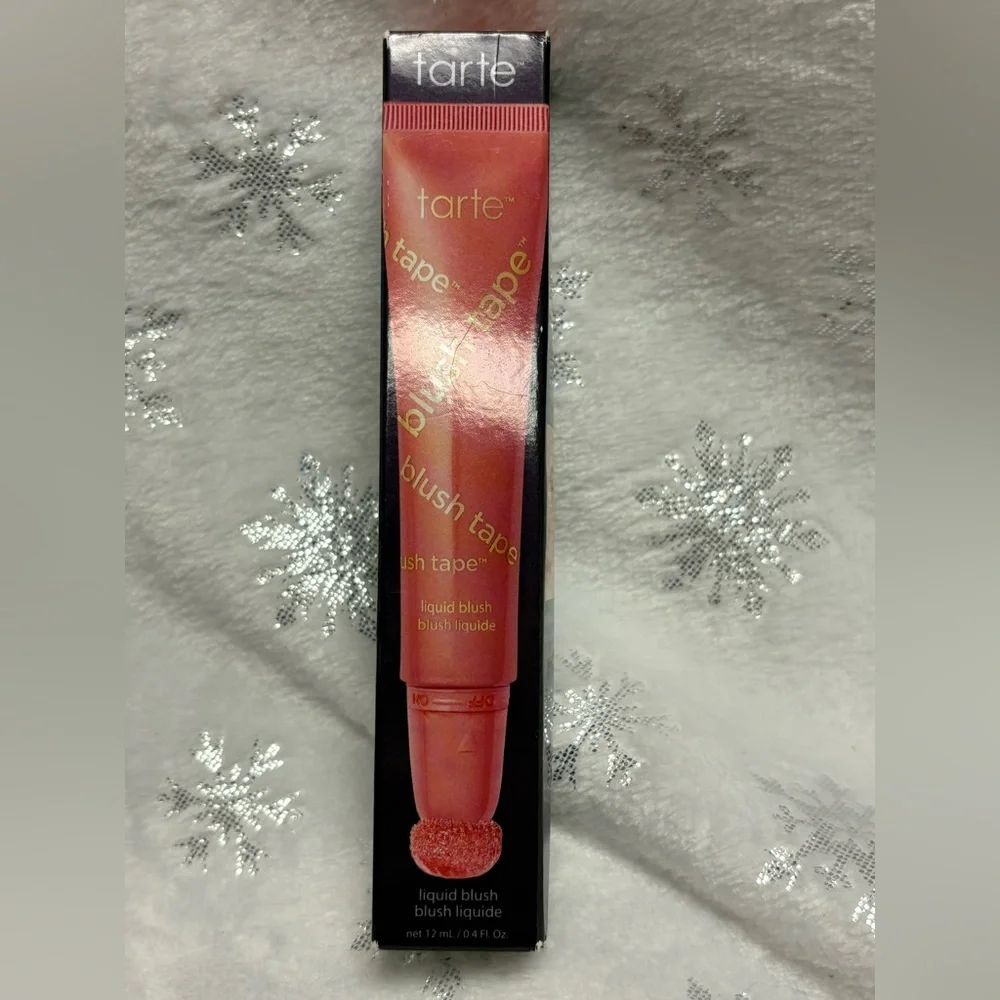 Tarte Blush Tape Liquid Blush Satin Buffed Rose Full Size New In Box